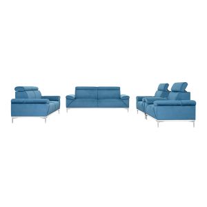 The Tilt Sofa Set – Blue