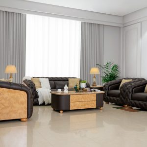 Grand  Leather Sofa Set