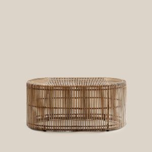 Valentina Rattan Oval Table