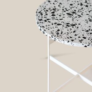 York Terrazzo Stone Side Table