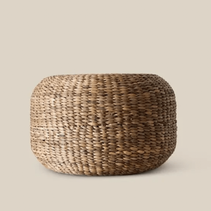 Raffia Pouf New