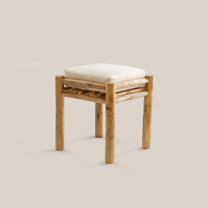 Adelia Teak Wood Stool