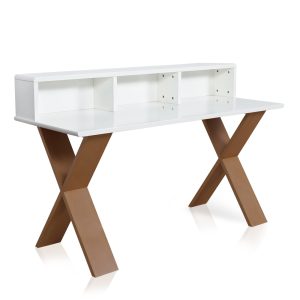 Wilma Study Desk Col White/beige