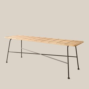 Estelle Rattan Bench