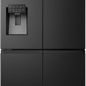 Gorenje – 4 Doors French Bottom Freezer Refrigerator with Ice Crusher & Water Dispenser, 541 L, NRM9181SBI