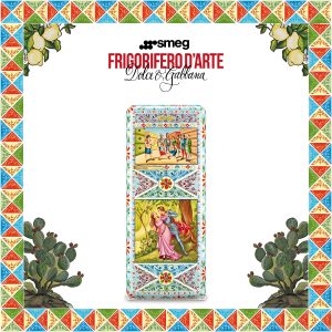 Smeg – Dolce & Gabbana Refrigerator of Art “Blind Love” by the Artist Salvatore Sapienza, FAB28R-DG