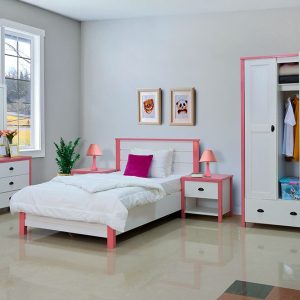 Safari Kids Bed Set -pink