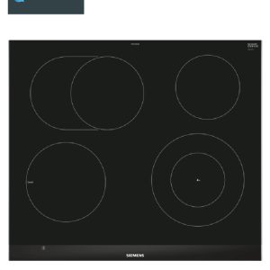 Siemens – Home Connect Built In Electric Hob, Ceramic, 60 cm, ET675LNV1M