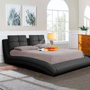 Adler Curved Designer Bed