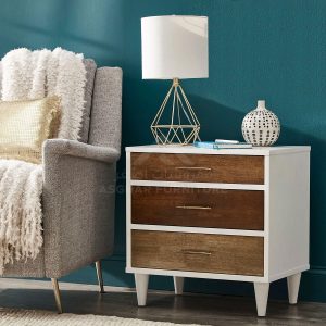 Cassie 3-Drawer Nightstand
