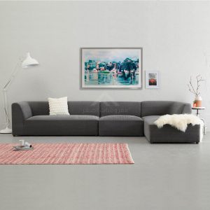 Opal L-Shaped Sofa Set