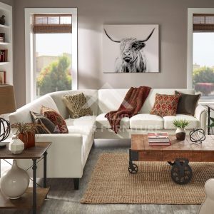Prato Upholstered L-Shaped Sectional