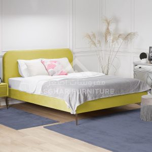 Vixra Minimalist Velvet bed