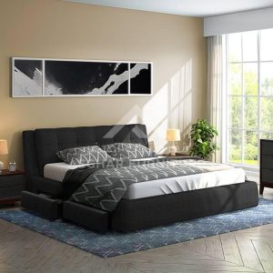 Kory Contemporary Storage Bed
