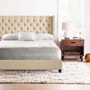 Wingback Tufted Bed