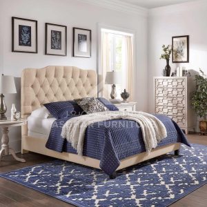 Diamond Tufted Bed
