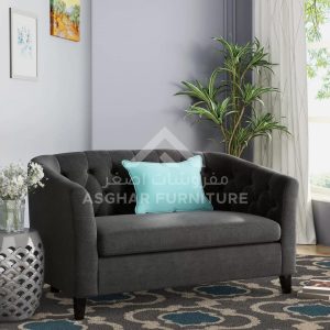 Max Chesterfield Rolled Arm Loveseat