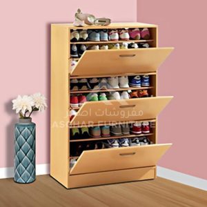 Three-Door Shoe Cabinet